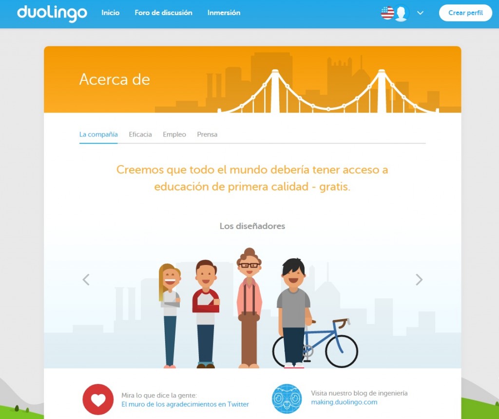 Duolinguo, el mejor curso de inglés gratis online