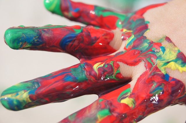 El arte de pintar con los dedos