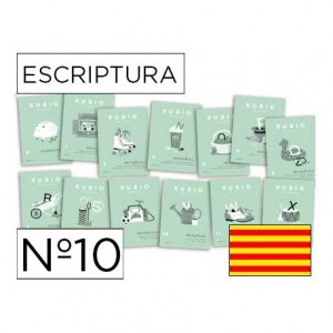 Cuaderno Rubio caligrafia Nº10 Catalan