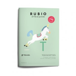 Cuaderno vacaciones Rubio 3º Primara