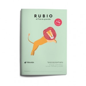 Cuaderno vacaciones Rubio 4º Primaria