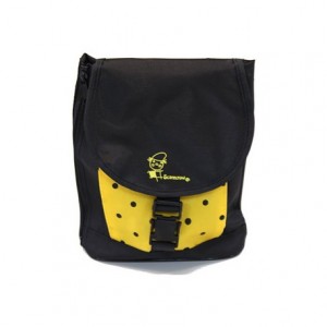 Bolso escolar portalápices color negro y amarillo