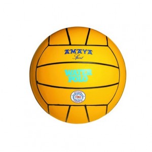 Balón de waterpolo caucho Amarillo Amaya