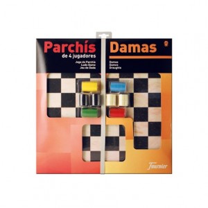 Juego Infantil Parchis + Damas Fournier