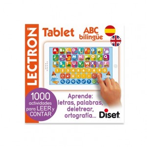 Juego didactico a partir de 4 años Lectron mini tablet ABC bilingue Diset