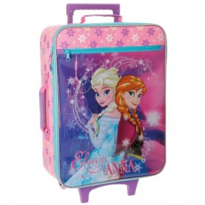 Maleta cabina blanda Frozen 50x18x35cm Elsa y Anna