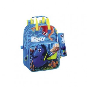 Mochila Escolar Buscando a Dory Adaptable a Carro 28x13x40 cm