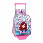 Mochila Escolar Glowlab 34x28x10 cm de Poliester Kids con ruedas