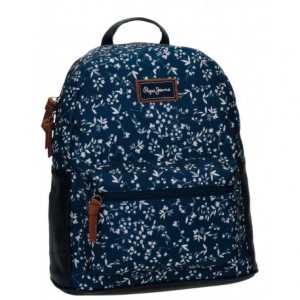 Mochila Escolar Pepe Jeans Nat Sin carro 31x29x16cm Azul