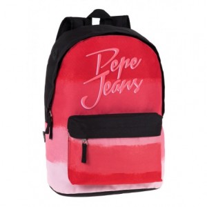 Mochila Escolar Pepe Jeans Sin carro 32x42x16cm Rosa