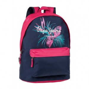 Mochila Escolar Pepe Jeans Sin carro 34x42x16cm Azul