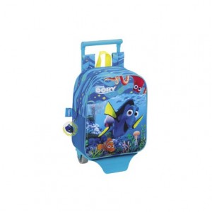 Mochila Infantil Buscando a Dory con ruedas y carro 22x28x10 cm