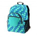 Mochila escolar adaptable a carro - Acuareles Azul Totto 44x35x14.00cm 0.7 Kg