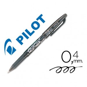 Boligrafo Borrable roller Pilot Frixion Color Negro