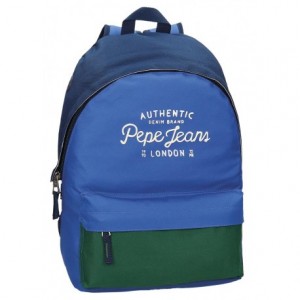 Mochila Pepe Jeans Poliéster 42x31x17,5 cm Kepel Tricolor adaptable a carro