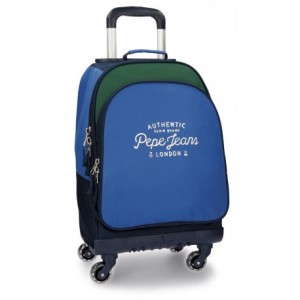 Mochila Pepe Jeans Poliéster 44x32x21 cm Trolley convertible Kepel