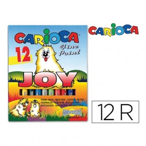 Rotulador Carioca Joy finos lavables caja 12 rotuladores