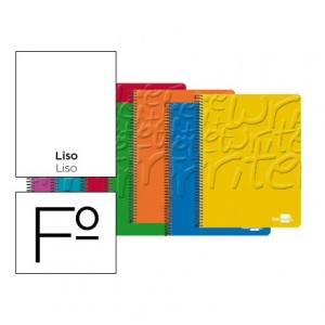 Bloc marca Liderpapel folio Write liso sin margen