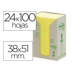 Bloc quita y pon recicladas Post-it ®