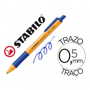 Boligrafo Stabilo Pointball azul 0,5 mm