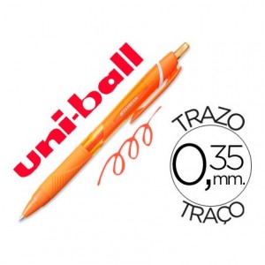 Boligrafo Uni-Ball roller SXN157C jetstream color naranja 0,35 mm