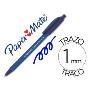 Boligrafo marca Papermate Comfort-Mate 1 mm