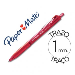 Bolígrafo Paper Mate Inkjoy 300 RT rojo 1 mm