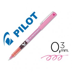 Rotulador Pilot V-5 Rosa