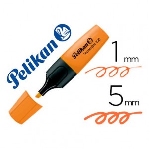 Rotulador fluorescente Pelikan Naranja trazo 1-5mm