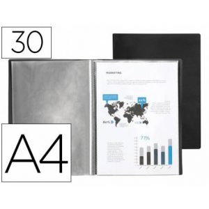 Carpeta escaparate con 30 fundas Beautone negro