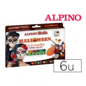 Barra maquillaje Halloween 6 colores surtidos marca Alpino