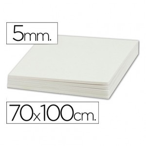 Carton pluma Liderpapel 70 x 100 cm espesor 5 mm