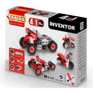 Juego de construccion a partir de 6 años Iventor Motos Engino