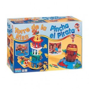 Juego de mesa Torre de la risa + Pinchapirata Falomir