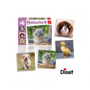 Puzzle Naturin animales a partir de 3 años Diset