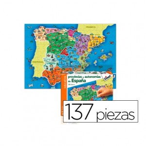 Puzzle Provincias de España a partir de 3 años de 137 piezas de Diset