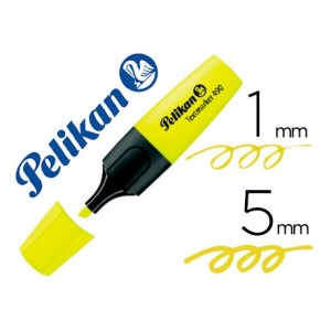 Rotulador fluorescente Pelikan Amarillo trazo 1 5mm