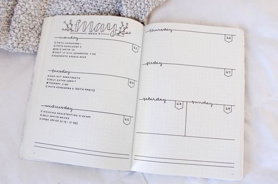 Ideas para organizarme con mi agenda 2018