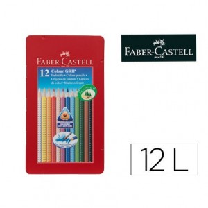 Lapices de Colores Marca Faber Castell Acuarelable Caja Metalica 12 colores