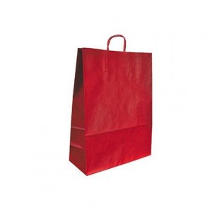 Bolsa Kraft Marca Q-Connect Rojo 270X120X360 mm