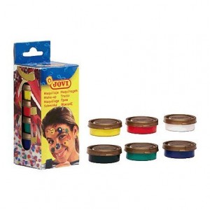 Crema maquillaje marca Jovi 8ml caja de 6 colores surtidos