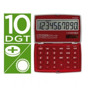 Calculadora Bolsillo Citizen Modelo CTC-110B 10 digitos