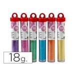 Purpurina colores pastel 24 botes de 18 gr.No se pueden elegir