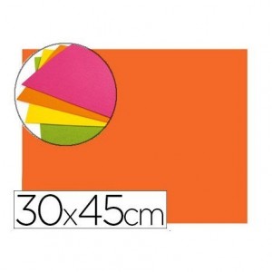 Goma Eva Autoadhesiva color Naranja 30x45 cm Bolsa 6 uds