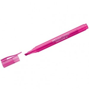 Rotulador Faber Castell fluorescente Textliner 38 rosa