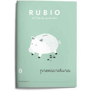 Cuaderno Rubio Escritura nº 0 Preescritura con puntos, dibujos y grecas