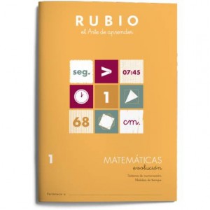 Cuaderno Rubio Matemáticas nº 1 Sistema de numeración Medidas de tiempo