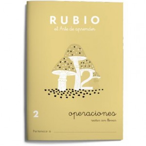 Cuaderno Rubio Operaciones nº 2 Restar sin llevar