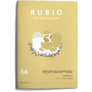Cuaderno Rubio Operaciones nº 3 A Multiplicar por varias cifras