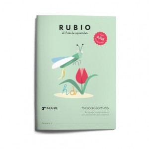Cuaderno Rubio Vacaciones 3º Educación Infantil